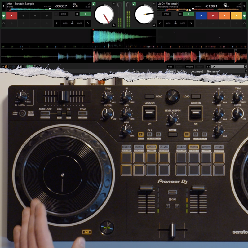 Pioneer DJ先锋DDJ-REV1数码打碟机2通道Scracth dj入门级搓碟 - 图2