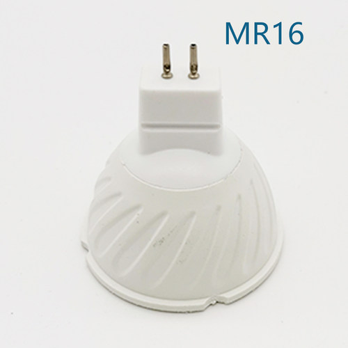 led高亮6W射灯替换卤素灯杯可调光GU10插脚MR16COB3000K玻璃光源 - 图1