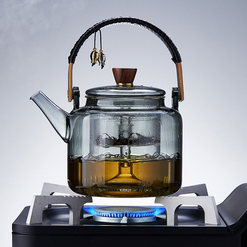 玻璃煮茶壶蒸耐高温电陶炉烧水壶 绿昌明茶壶