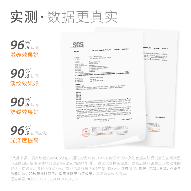 943/934白池花精萃精华油保湿修护滋润水润紧致以油养肤官方正品 - 图1