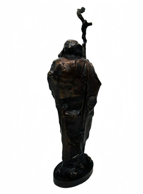 观余艺术 青铜 《菩提达摩》 达摩悟道 禅意摆件 家居饰品 禅心