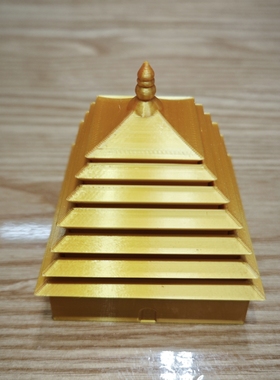 萝卜塔大雁塔模型创意摆件手办可伸缩解压玩具古建筑有趣小孩儿童