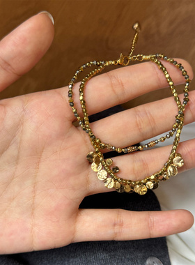 minicyber铜镀金手链时尚度假风