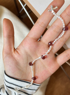 minicyber天然水晶手链日韩风