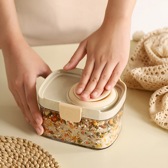 Grain storage box for household grains