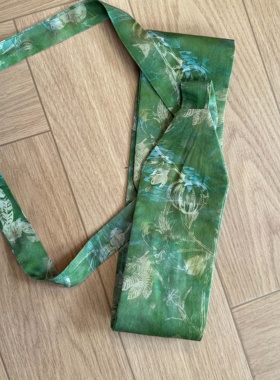 【汉服腰封】优雅花纹手打领带国风高级感复古正装衬衫搭配女通用