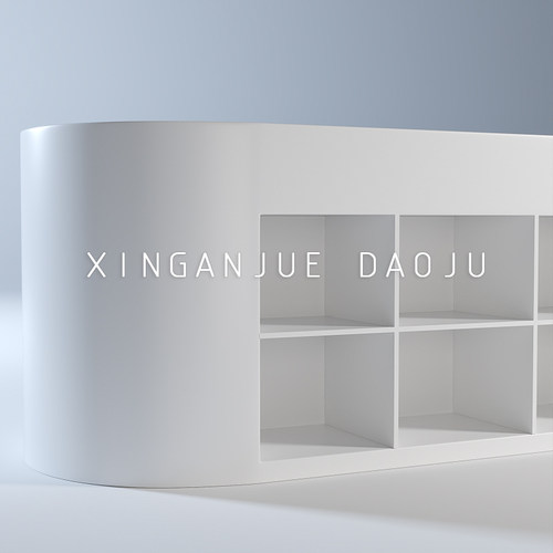服装店软装中岛展示台桌子橱窗装饰陈列道具鞋包流水台展台道具 - 图1
