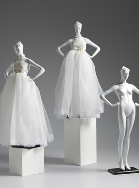 缩小版女模特全身桌面陈列装饰