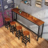 Заблокирован на стену стол простые домашний стол с узким столом длинный стол с высоким содержанием столового молока чайный столик и стул