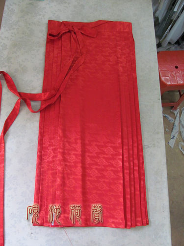 【砚池荷声】汉服·来料·定制·工费·马面裙·平行褶·微梯型 - 图0