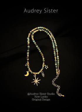 新中式复古太阳花百搭小众项链