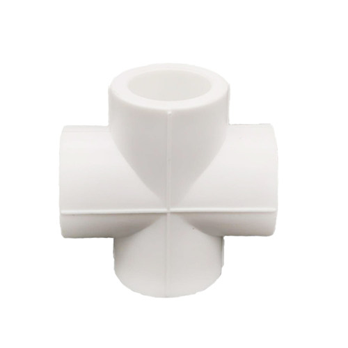 ppr四通 4分20水管6分25配件 1寸32热熔40家装50等径63接头十字通 - 图3