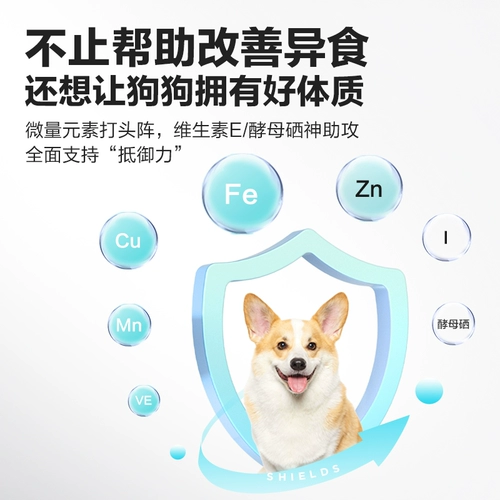 Weishi Dog Trace Element Pet Teddy Golden Hair Puppies с дерьмом и витаминами для инопланетных собак