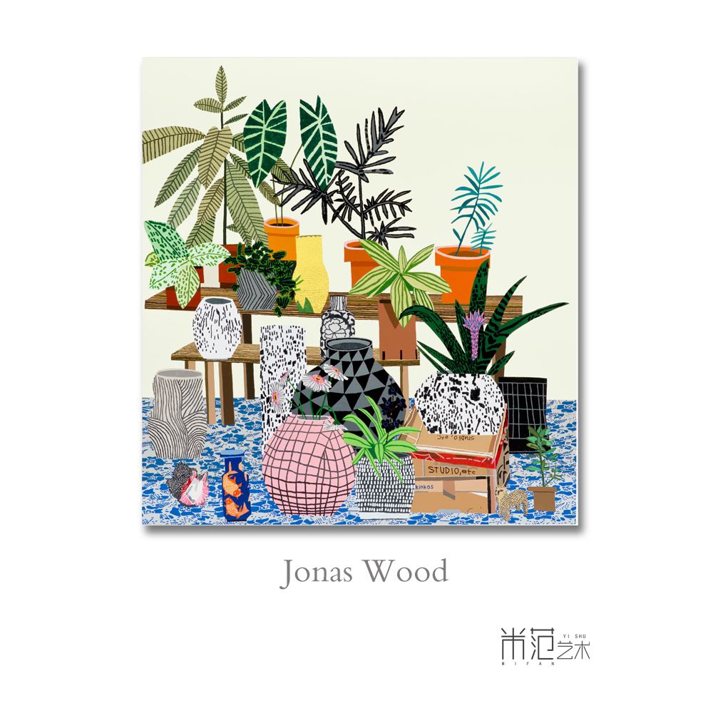 清新脱俗绿植风Jonas wood餐厅咖啡甜品店装饰画儿童房小众挂画 - 图2