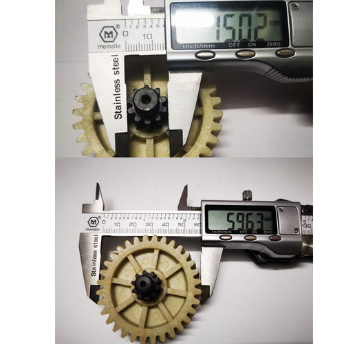 适用三木SD9331/9333/SD9332/9322碎纸机齿轮配件 10齿32齿-图0