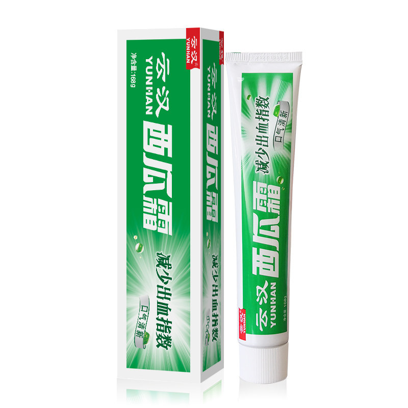 云汉精制西瓜霜牙膏套装168g*3支 昊业居家日用牙膏