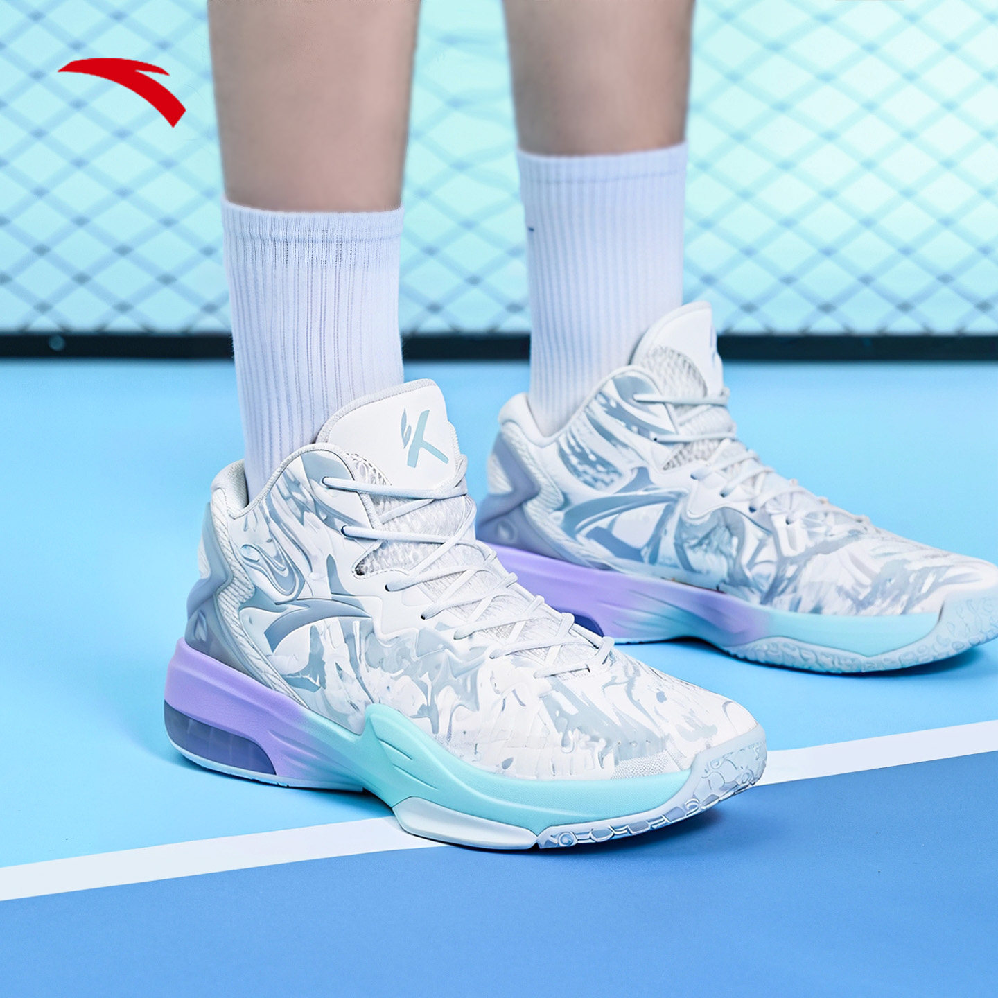 安踏篮球鞋男鞋汤普森球鞋KT3专业气垫球鞋实战鞋子男款运动鞋男,淘宝优惠券,粉丝福利购,淘宝优惠卷