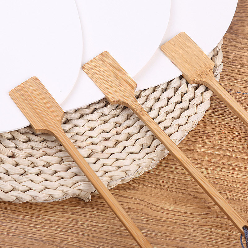 双面加厚宣纸空白团扇宫扇手绘画国画水彩画毛笔字DIY儿童扇面,淘宝优惠券,粉丝福利购,淘宝优惠卷