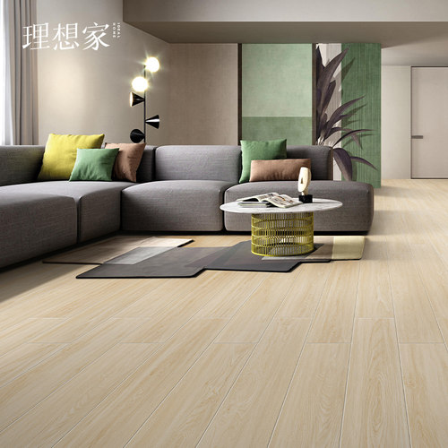 理想家木纹砖 200x1200大规格瓷砖现代客厅简约地砖精雕 原木系列_虎窝淘