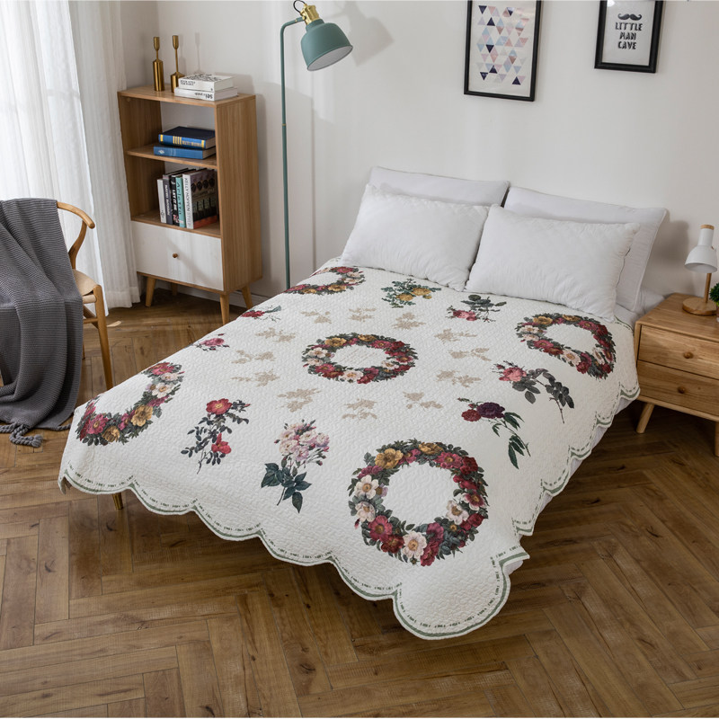 【特价处理】外贸日本尾单水洗磨毛绗缝床盖单件床单垫夏季空调被,淘宝优惠券,粉丝福利购,淘宝优惠卷