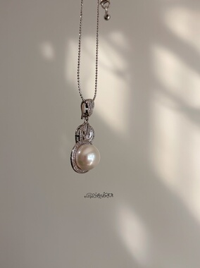 26年新款福气生财诸事顺利天然超级大珍珠女项链长辈妈妈礼物高奢