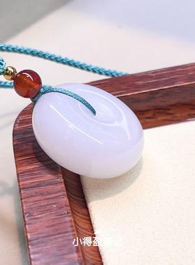 澜山疗愈项链金丝玉喜水木