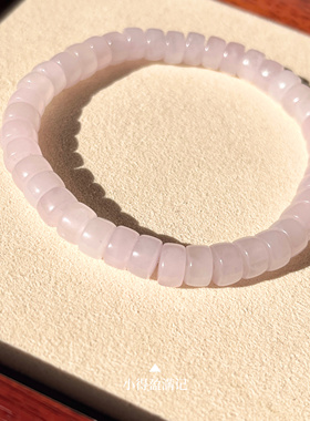 澜山能量手串粉水晶手链喜火