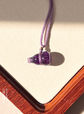 澜山能量福禄紫水晶项链喜火