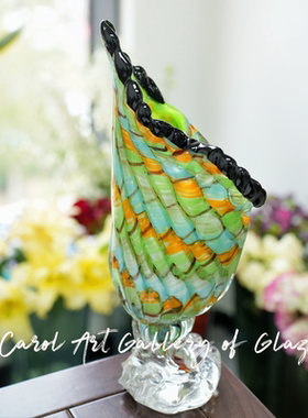 卡罗尔森系海螺琉璃摆件