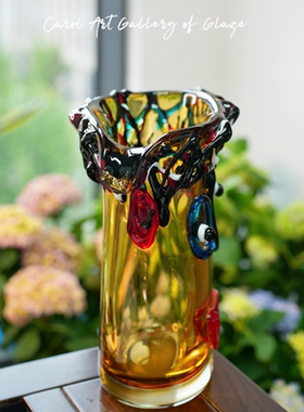 卡罗尔人间遗珠眼镜人脸摆件