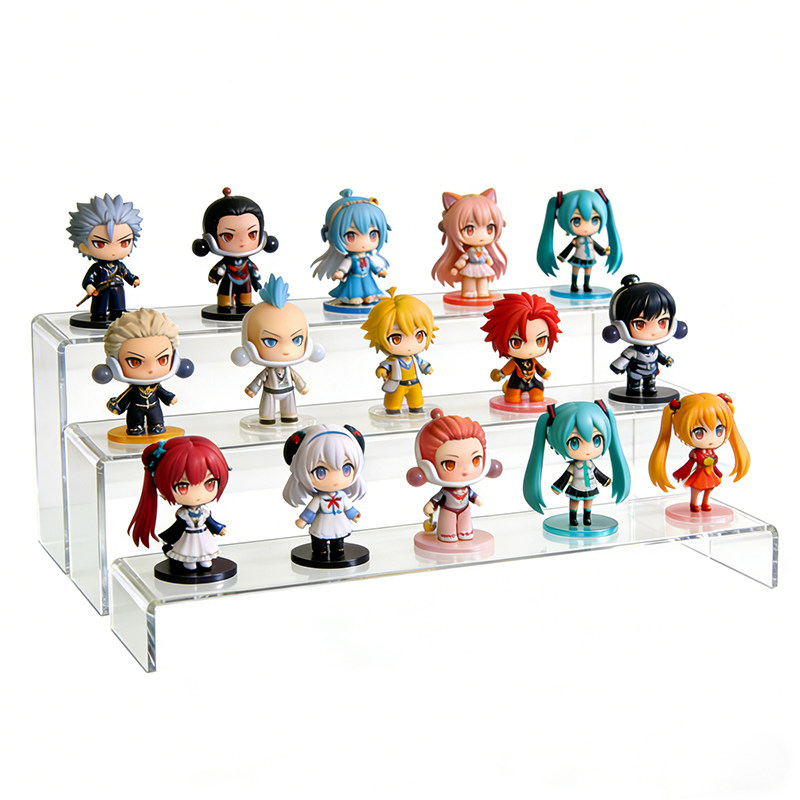 亚克力展示架收纳架动漫手办模型U型展示框摆件桌面整理分层隔板,淘宝优惠券,粉丝福利购,淘宝优惠卷