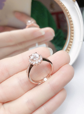 丛利女925银经典时尚戒指大气