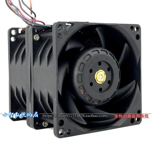 双电机超暴力大风量风扇48V 4.20A  8080 8CM厘米DFPH0880B8U - 图1
