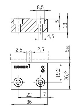 euchner安士能开关附件CMS-M-BH触发块092025全新原装现货询价
