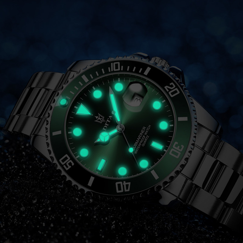 瑞士绿水鬼十大正品牌名牌男士男表 迪塔凯迪森国产腕表