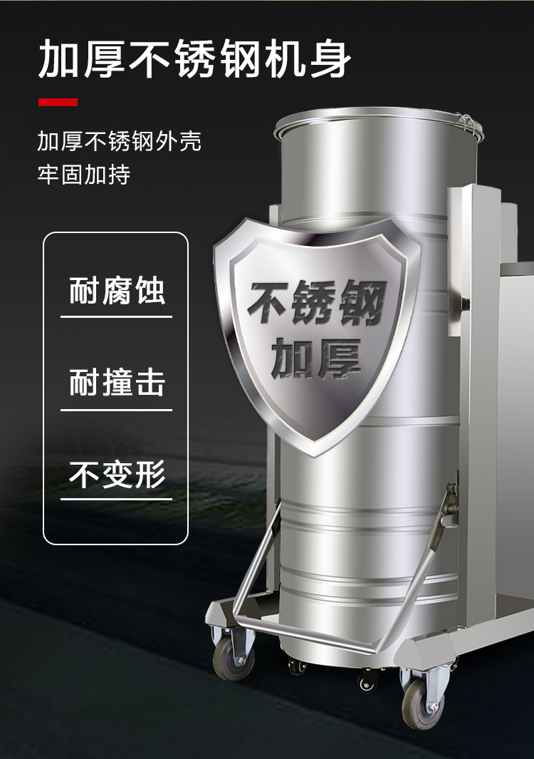 工业吸尘器大功率工厂车间除尘吸器强力大吸力吸粉尘铁屑GS-7510B - 图0