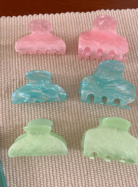 韩版亚克力抓夹女简约百搭
