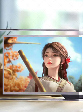 完美世界火灵儿动漫同款水晶相框时尚桌面创意摆件而二次元送朋友