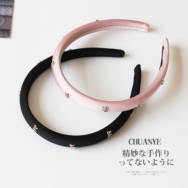 川野饰品蝴蝶结发箍女高级感洋气时尚2025新款高颅顶发卡洗脸头箍,淘宝优惠券,粉丝福利购,淘宝优惠卷