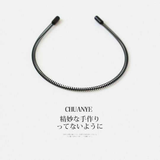 Kawano fashion style men's wavy hair hoop Internet celebrity hairpin