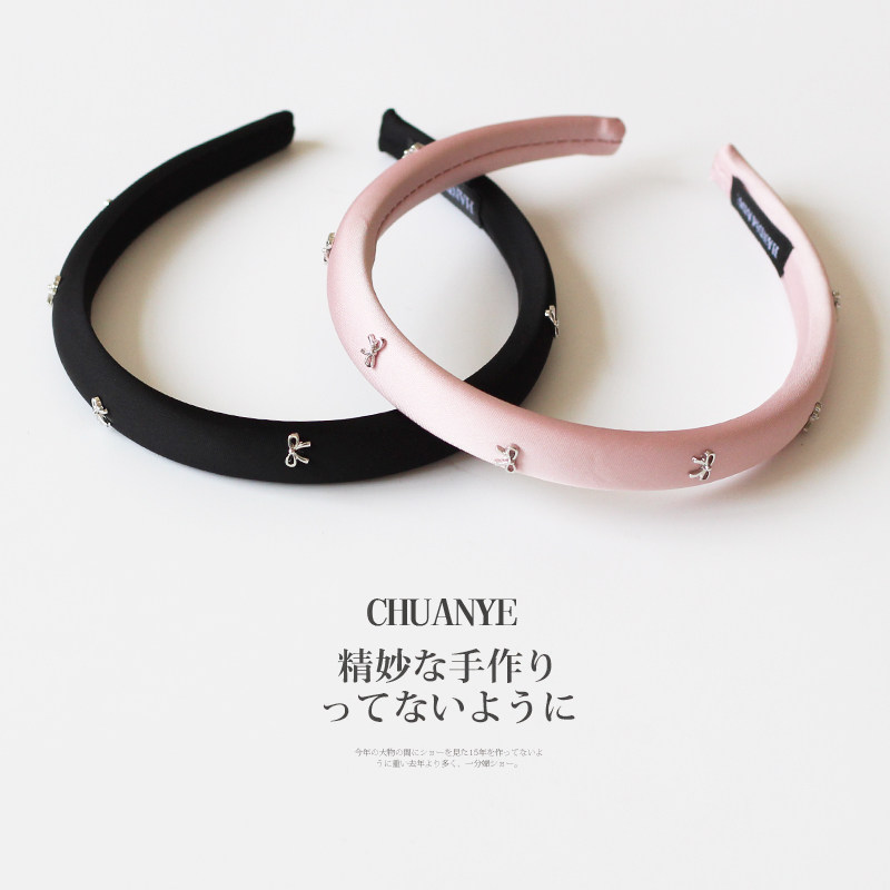 川野饰品蝴蝶结发箍女高级感洋气时尚2025新款高颅顶发卡洗脸头箍,淘宝优惠券,粉丝福利购,淘宝优惠卷