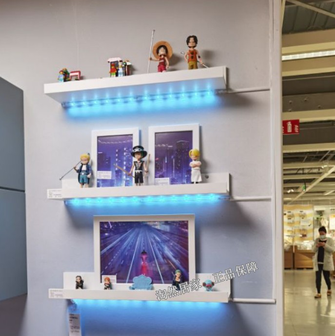Картина с ЛДСП Moranda IKEA, настенная рама для рисунка, полка для рисунков на стене, отделка каркаса