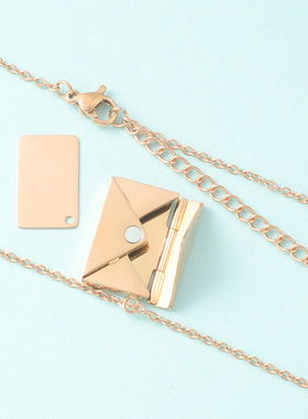 夏秋赠闺蜜卡片信件邮件形吊坠