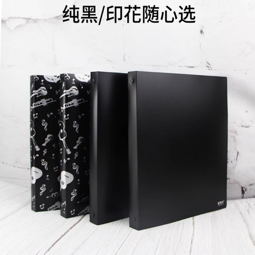黑色谱夹钢琴谱夹子乐谱夹琴谱夹学生音乐活页可修改合唱团专用 - 图0