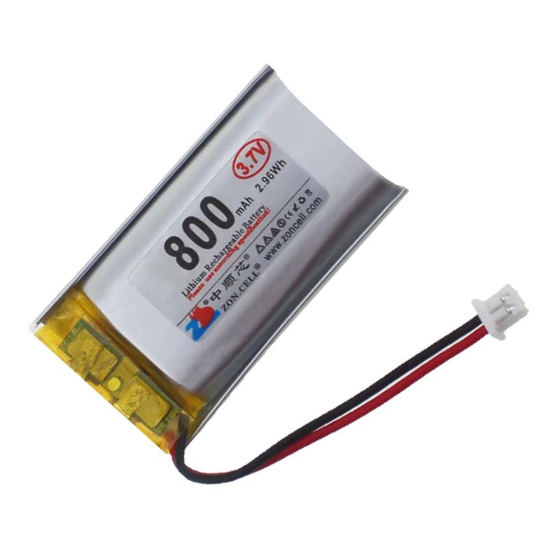 中顺902035时码器颈部按摩仪无线蓝牙设备聚合物锂电池3.7V800mAh - 图3