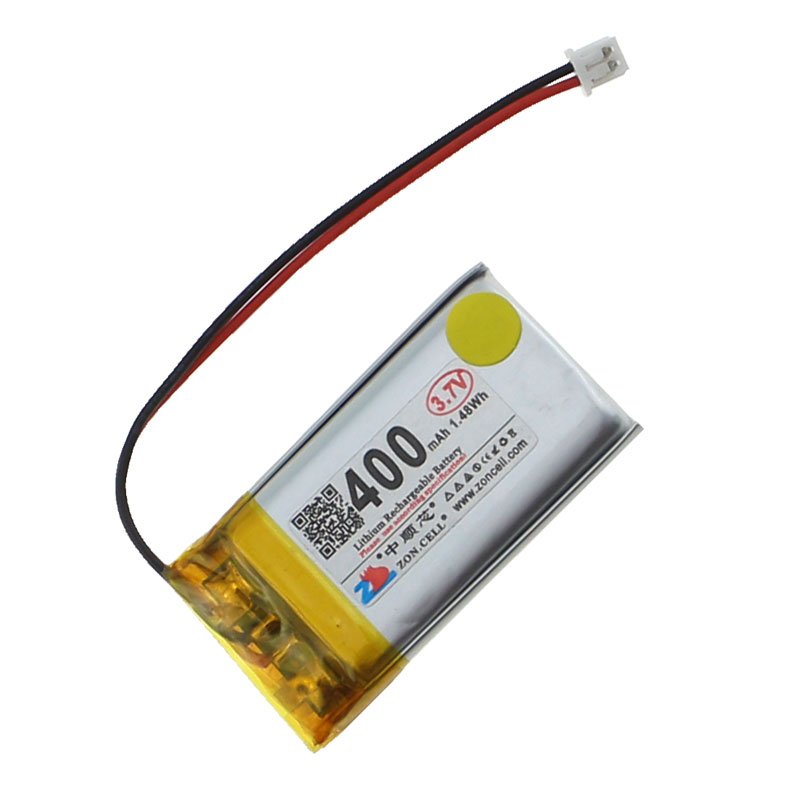 中顺芯502035便携设备高温型聚合物锂电池3.7V400mAh 80℃ 1C放电 - 图3