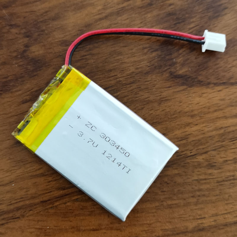 中顺芯 303450超薄软包聚合物锂电池3.7V7.4V11.1V 600mAh 353450-图2