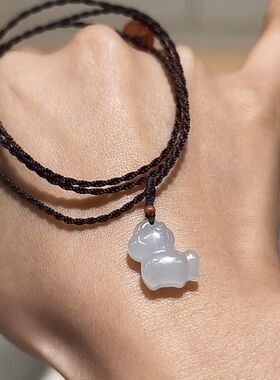 天然和田玉生肖马吊坠.马到成功男女款儿童玉吊坠.和田玉小马挂件