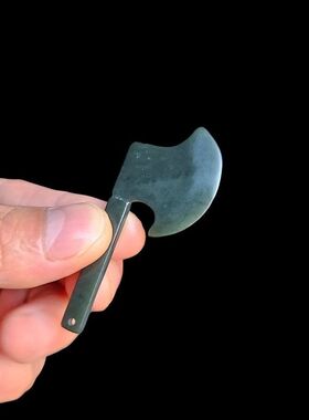 和田玉小斧挂件.和田玉小斧头吊坠.客厅室内挂饰挂坠小孩卧室挂件