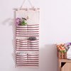 Multi-layer wall-mounted door rear wall hanging with wall-mounted bag